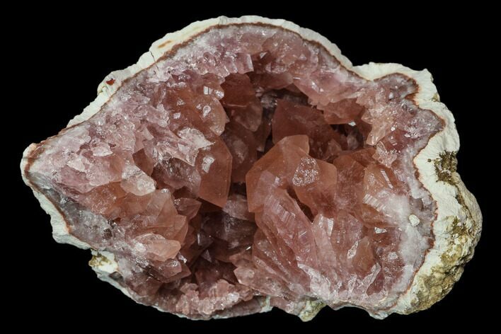Pink Amethyst Geode Section - Argentina #113320
